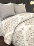 The White Moss DC London Double Bed 100% Cotton bedsheet with 2 pillow covers